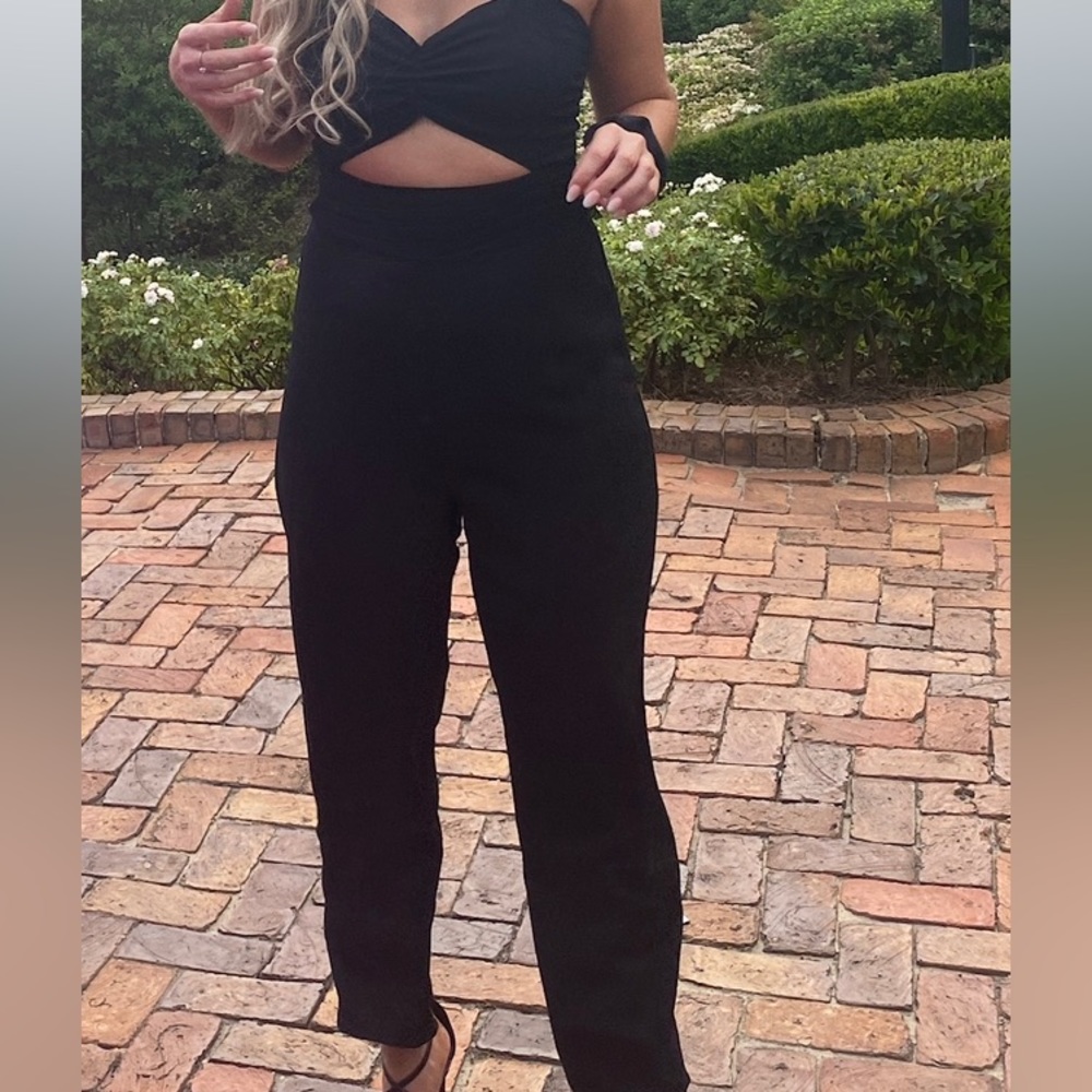 Black dressy jumpsuit - Picture 2 of 3